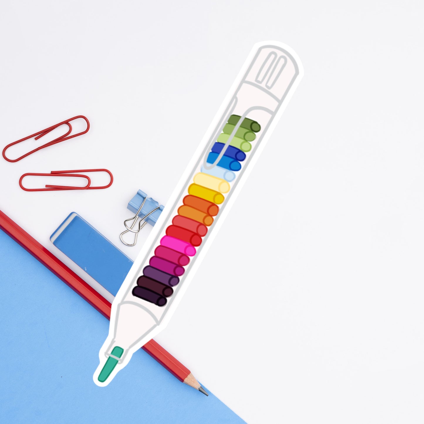 80s Color Pencil Die Cute