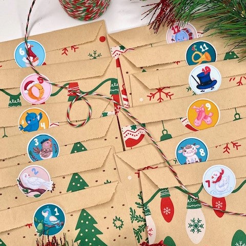 Christmas Sticker Advent Calendar