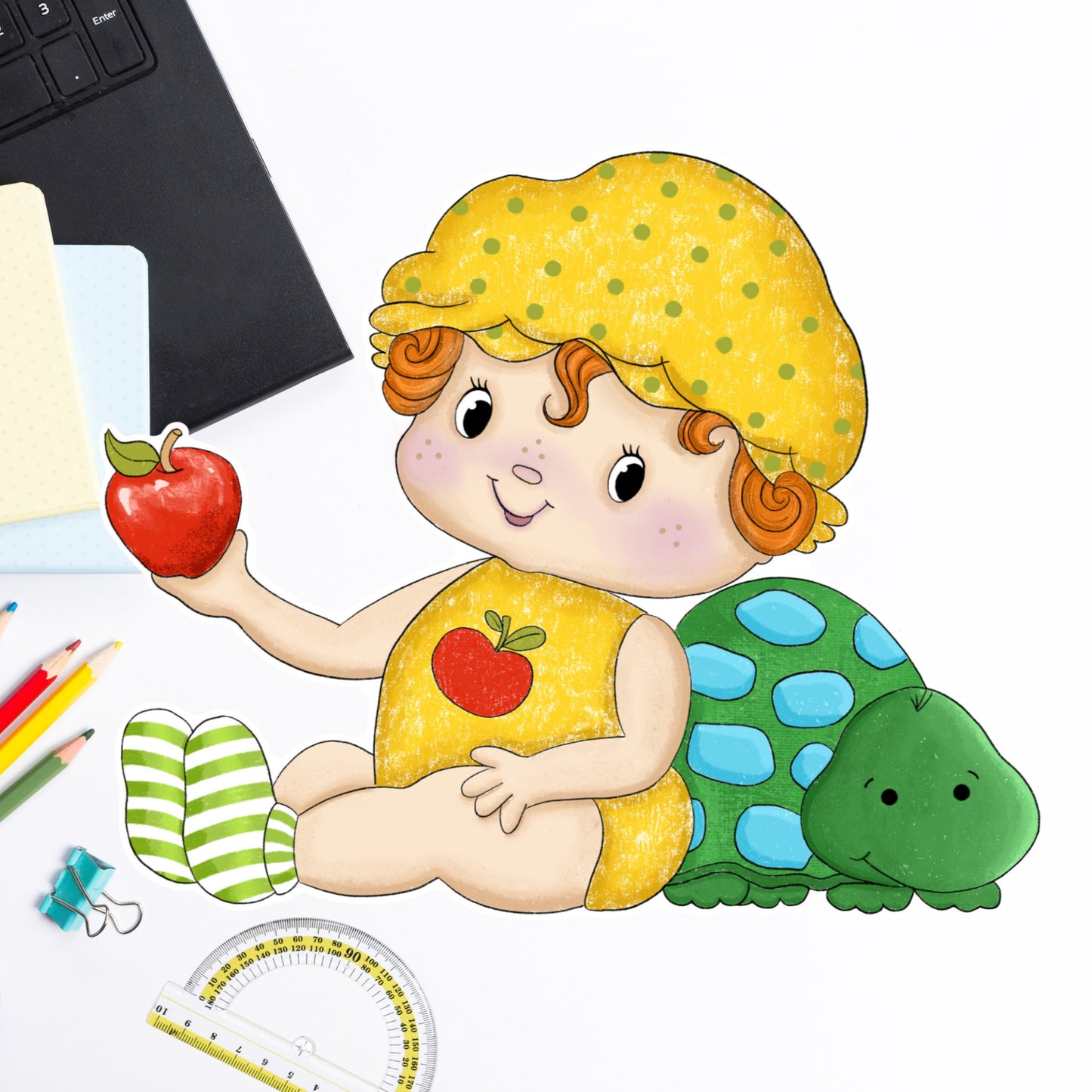 Apple baby Die Cut Sticker