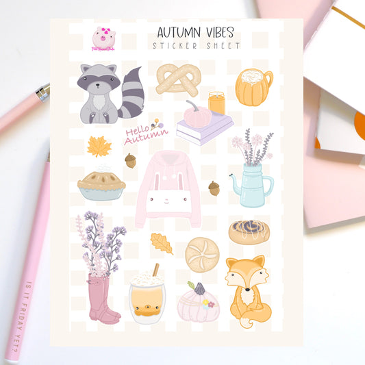 Fall Vibes Sticker Sheet