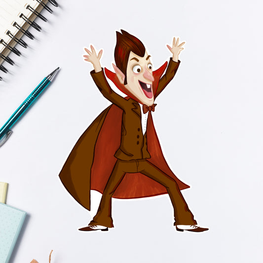 Chocolate count die cut sticker