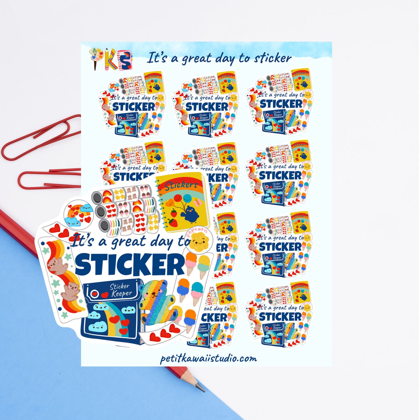 Its a Great Day to Sticker- Sticker Sheet