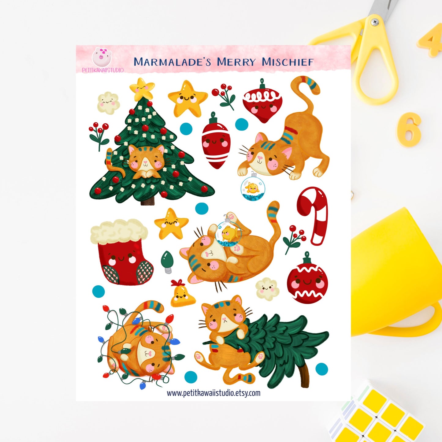 Marmalade's Merry Mischief Sticker Sheet (Copy)