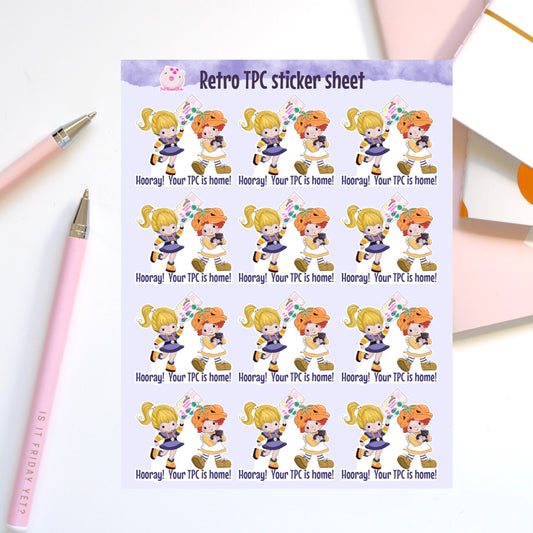 Retro TPC Sticker Sheet