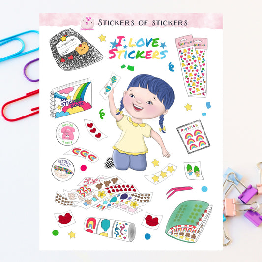 Sticker Lover Sticker Sheet