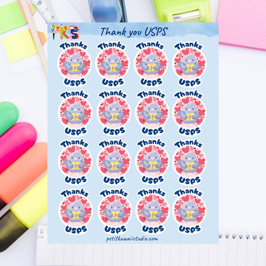 Thanks USPS- sticker sheet