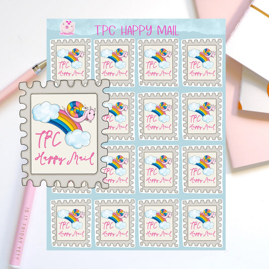 TPC stamp Snail Mail Sticker Sheet