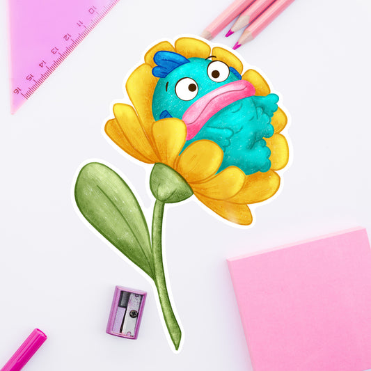 Tulip Bed Fishy Die Cut sticker